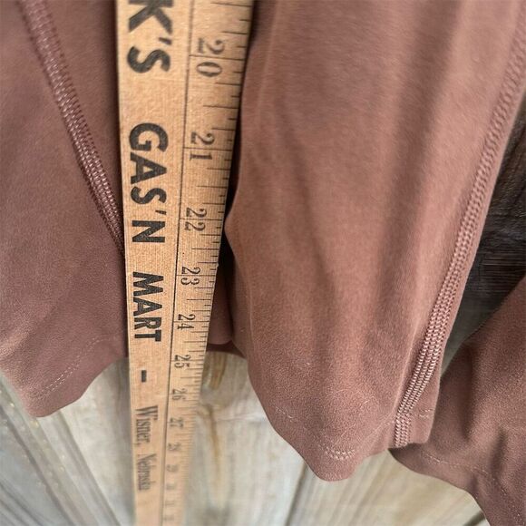 Lululemon Groove Super-High-Rise Flared Pant *Nulu Roasted Brown Size 14 - Picture 2 of 9